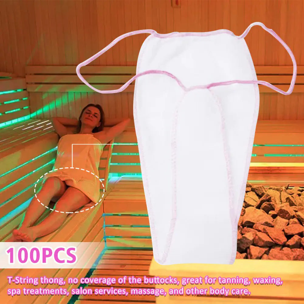 Disposable Sauna Paper Panties for Women - Breathable